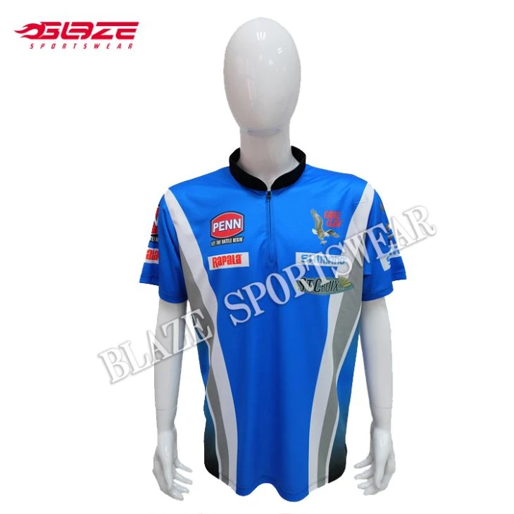 Professional Short Sleeve Bass Fishing Jerseys